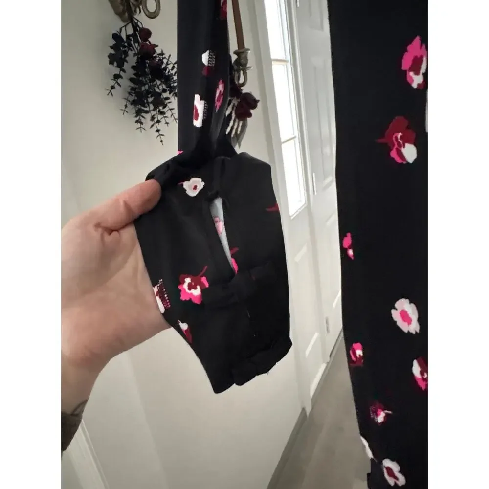 Kate Spade x Beyond Yoga Falling Florals High Waist Leggings XS BLack